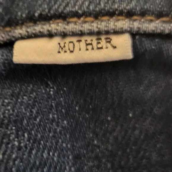 MOTHER Blue Flare Wide Leg Jeans Nip It In The Bud - Picture 9 of 11